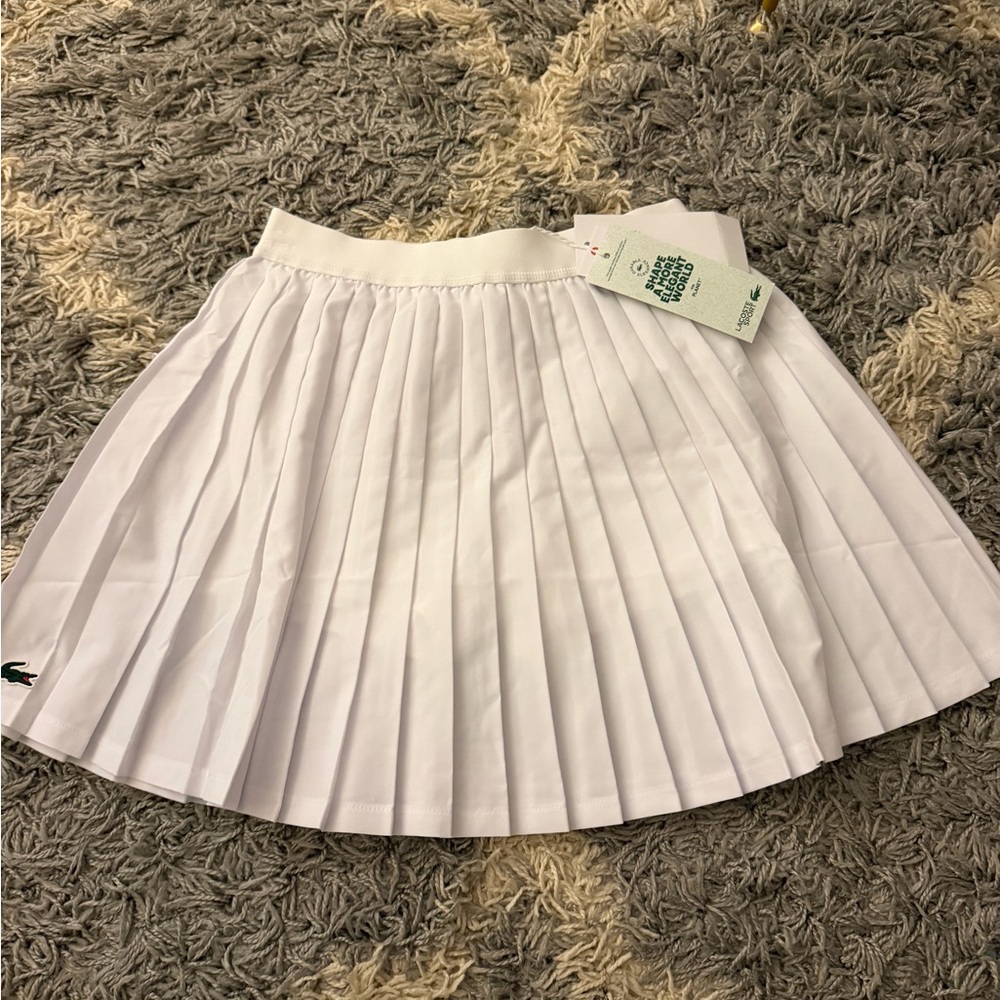 Lacoste girls Classic White Skirt
